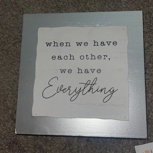 Cute quote decor